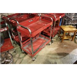RED MOBILE TOOL CART