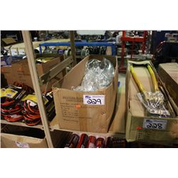 BOX OF CHROME PLATER POWER MIXER HEADS