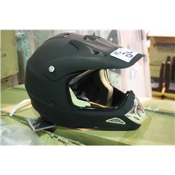 BLACK DOT MOTORCROSS HELMET