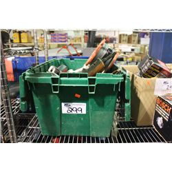 BIN OF POWER TOOLS & HAND TOOLS