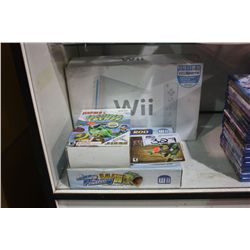NINTENDO WII & 3 GAMES