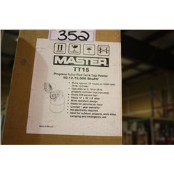 MASTER TT15G 10,000-15,000 BTU PER HOUR PROPANE