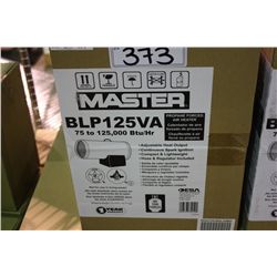 MASTER 75,000-125,000 BTU PER HOUR PROPANE FORCED