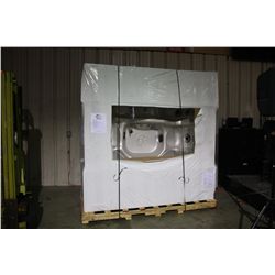 6 PERSON, 1 LOUNGER, GYPSUM, TEAK CABINET, 56SS