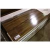 Image 1 : HIGH GLOSS DARK WALNUT 12MM GLUELESS LAMINATE