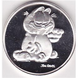 Garfield the Cat 1 Ounce Silver Round