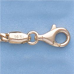 Genuine 16" 14k  Gold-Yellow 2.1mm Franco  Chain 13.7g