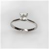 Image 1 : Certified 0.5 ctw Diamond Solitaire Ring G, SI-1/SI-2