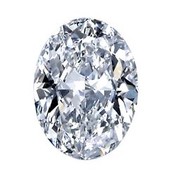 EGL CERT. OVAL DIAMOND 0.52 CTW H/SI1