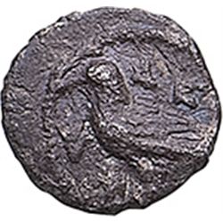 Sicily. Akragas.   Pentonkion, before 413 BC. Obv. AKPA. Eagle with folded wings standing left. Rev.