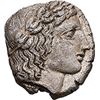 Image 1 : Greece. Illyria, Damastion.   Tetradrachm, circa 380-360 BC. Obv. Laureate head of Apollo right. Rev