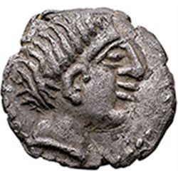 Greece. Illyria, Damastion.   Tetrobol, 340-330 BC. Obv. Laureate head of Apollo right. Rev. ????S??