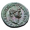 Image 1 : Domitian as Caesar under Vespasian (69-79).  Sestertius, 76. Obv. CAESAR AVG E (sic) DOMITIANVS COS 