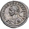 Image 1 : Probus (276-282).  AE antoninianus, Serdica. Obv. IMP C M AVR PROBVS PF AVG. Radiate, helmeted, cuir