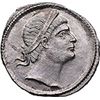 Image 1 : Constantius II Caesar (324-337).  Siliqua, Constantinople. Obv. Plain diademed head right, looking u