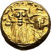 Image 1 : Constans II (641-668).  Solidus of small module, Chartage, 662-668. Obv. Fragmentary legend; crowned