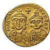 Image 1 : Constantine V. Copronymus (741-775).  Solidus, Constantinople. Obv. CONStANtInOS S LEON O NEOS. Faci