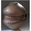 Image 1 : Vases. Villanovan impasto-ware biconical urn with lid. Circa 8th century BC.  D/ Of burnished black 