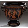 Image 1 : Vases. Apulian red-figure bell-krater. Circ a4th century BC.  D/ The obverse with Dionysiac thiasos.