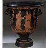 Image 2 : Vases. Paestan red-figure bell-krater attributed to Asteas painter. Circa 360-350 BC.  D/ The obvers