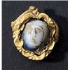 Image 1 : Engraved Gems & Cameos. Onyx cameo set in gold. Roman, Balkan region, circa 2nd- 3rd century AD.  D/