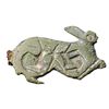 Image 1 : Fibulae. Bronze rabbit plate fibula. Roman, circa 1st-2nd century AD.  D/ Roman zoomorphic rabbit pl