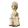 Image 1 : Ivory and bone. Woman-shaped bone dice. Roman imperial.  D/ The female figure is crouched. She has i
