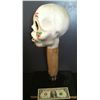 Image 2 : KNOTT'S BERRY FARM MEXICAN INDIAN WARRIOR SKULL HEAD DAY OF THE DEAD HORROR PUPPET PROP