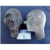 Image 1 : 2 VINTAGE 60's CLOWN OLD MAN PUPPET HEAD CASTINGS HORROR PROPS