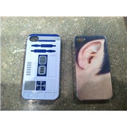 STAR WARS STAR TREK R2D2 AND SPOCK VULCAN IPHONE CASES