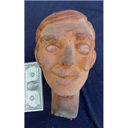 VINTAGE CLEAN CUT MAN PUPPET HEAD CASTING