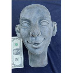 VINTAGE BALD GOOFY MAN PUPPET HEAD CASTING PROP