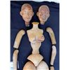 Image 2 : VINTAGE 60's COMPLETE FEMALE LIFE SIZE MARIONETTE PUPPET CASTINGS
