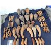 Image 2 : HUGE COMPLETE COLLECTION OF VINTAGE 60's MALE MARIONETTE PUPPET PART CASTINGS