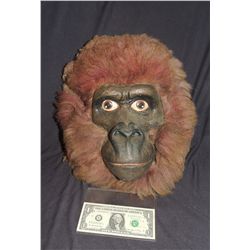 DISNEY ON PARADE MALE SILVER BACK GORILLA APE VINTAGE ANIMATRONIC ANIMAL HEAD PROP