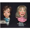 Image 1 : DISNEY THE BEATLES PAUL & LINDA MCCARTNEY VINTAGE 70's ANIMATRONIC CARICATURE HEADS