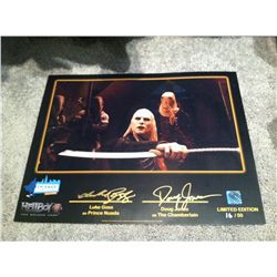 HELLBOY 2 SIGNED PHOTO BY DOUG JONES & LUKE GROSS