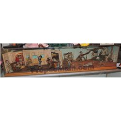1960's KNOTT'S BERRY FARM CALICO GHOST TOWN PARK ORIGINAL MINIATURE CONCEPT MODEL WESTERN DIORAMA