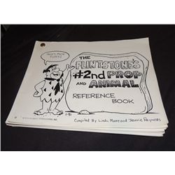 1960's HANNA BARBERA THE FLINTSTONES 2ND PROP & ANIMAL REFERENCE BOOK ORIGINAL COPY