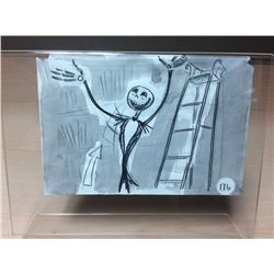 THE NIGHTMARE BEFORE CHRISTMAS JACK SKELLINGTON HAND DRAWN & SIGNED STORYBOARD