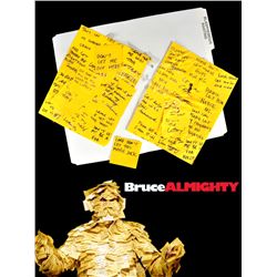 BRUCE ALMIGHTY PRAYER NOTES TO GOD JIM CAREY