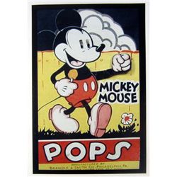 2979 - MICKEY MOUSE POPS PHOTO APPROX 4.5 X6"