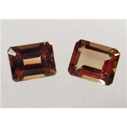 2311 - 6.75 CT PAIR OF IMPERIAL BRAZIL TOPAZ