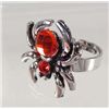 Image 1 : 2123 - RHINESTONE SPIDER RING - ADJUSTABLE SIZE