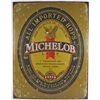 Image 1 : 1551 - METAL ADVERTISING SIGN - MICHELOB - 12.5X16"