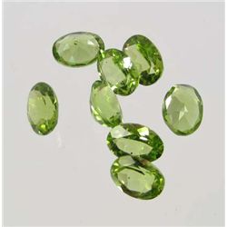 248 - 9.58 CT. 8 PIECE GREEN PAKISTAN PERIDOT