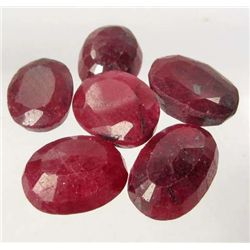 2191 - LOT OF 69.4 CTS. OF NATURAL AFRICAN BLOOD RED RUBIES