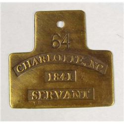 2929 - CHARLOTTE SLAVE TAG