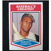 Image 1 : 742 - 1989 ROBERTO CLEMENTE CMC BASEBALL'S GREAT CARD