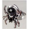 Image 1 : 2113 - RHINESTONE SPIDER RING - ADJUSTABLE SIZE